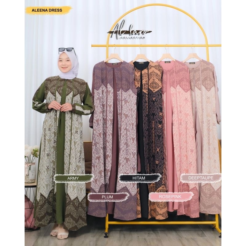 ALEENA DRESS BY ALFARO /DRESS ALFARO / GAMIS BRANDED / GAMIS ORI