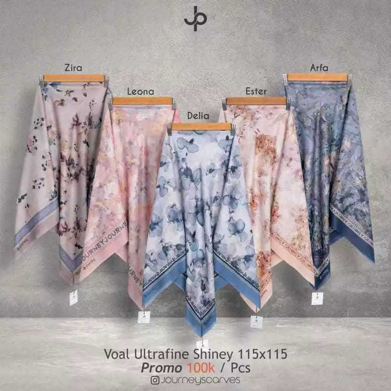 KERUDUNG SEGI EMPAT MOTIF TERBARU JOURNEY SCARVES
