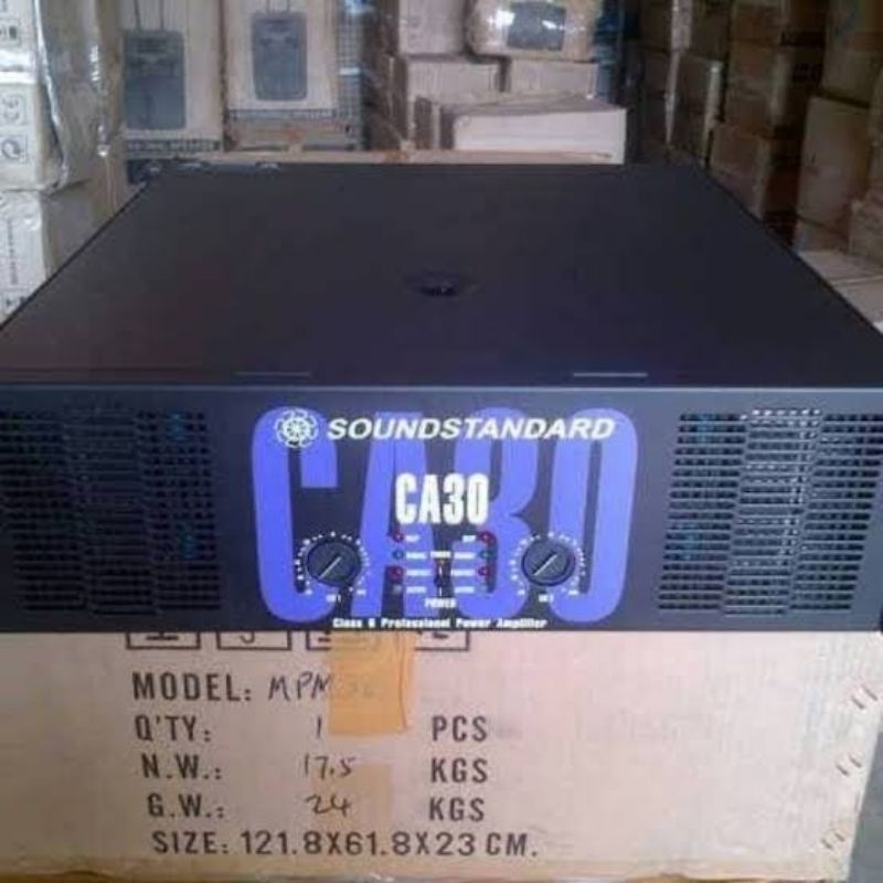 POWER AMPLIFIER SOUNDSTANDARD CA30 CA 30