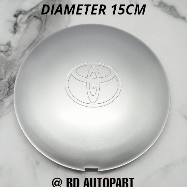 Ready stock Tutup Velg Dop Roda Toyota Kijang Grand Soluna Silver c Terbaru