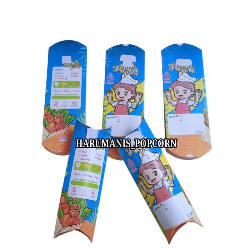 

Box kebab, Kemasan kebab, Kertas kebab, Bungkus kebab