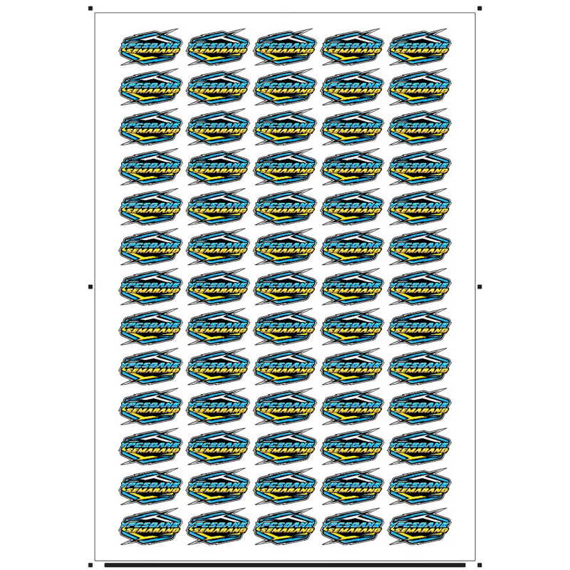 

STICKER CHROMO VINYL/LABEL/MERK/CUSTOM STICKER UKURAN A3
