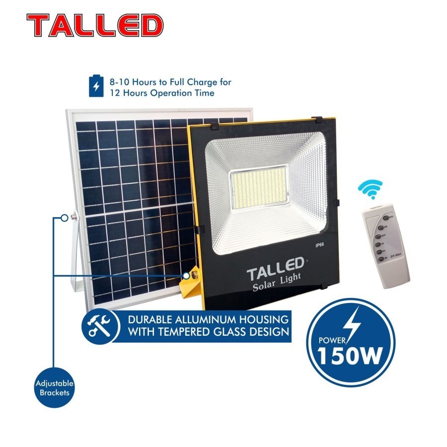 LAMPU SOROT LED SOLAR PANEL 150W TALLED