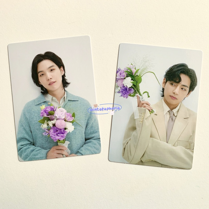 PHOTOCARD PC ARMY MEMBERSHIP YOONGI SUGA TAEHYUNG V BTS BANGTAN