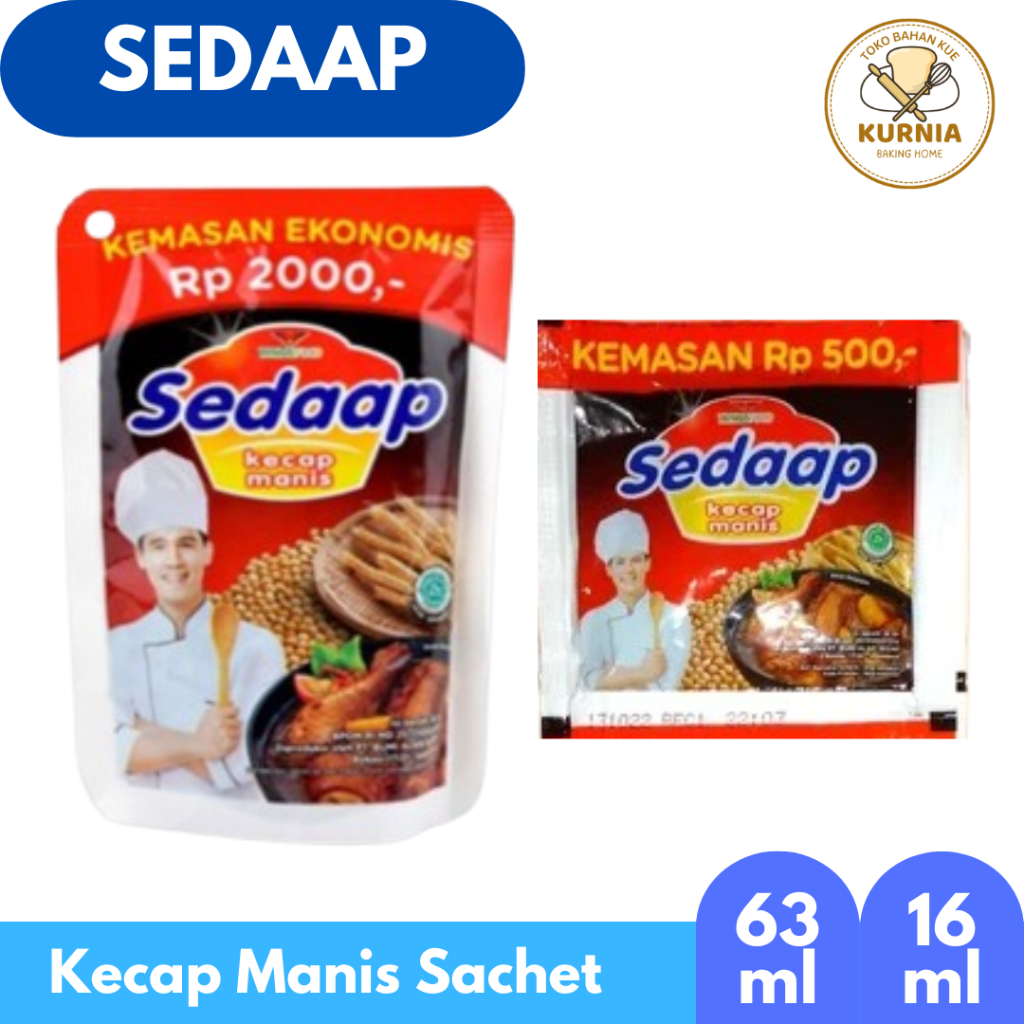 

KECAP MANIS SEDAAP KEMASAN SACHET DAN POUCH KECIL