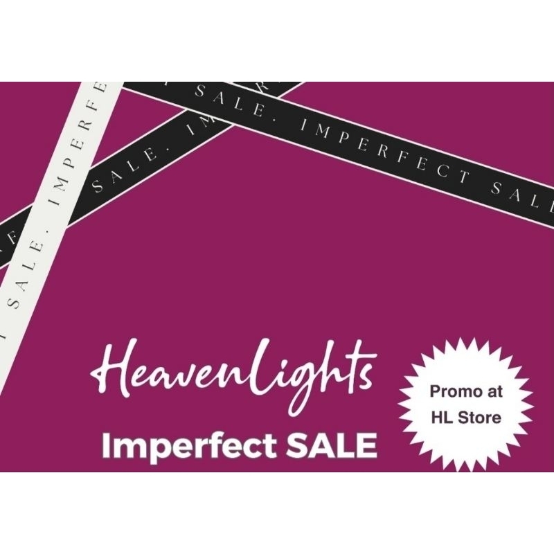 Bukan Preloved Imperfect sale Heaven Lights scarf blouse tunik dress heaven lights hl