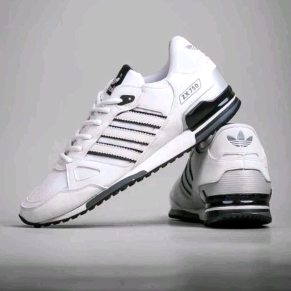 Adidas ZX 750 White Original Material - Sepatu Pria Wanita