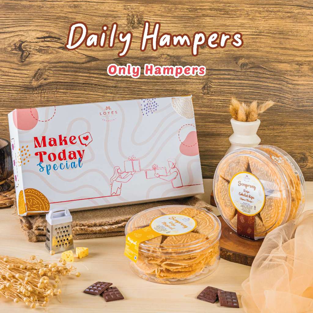 

Only Box Hampers Daily (WAJIB DISERTAI DENGAN PEMBELIAN 2 TOPLES)