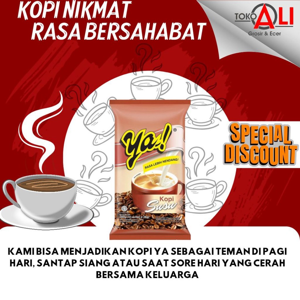 

Kopi Bubuk/Ya!/Rasa Susu/Minuman Instant