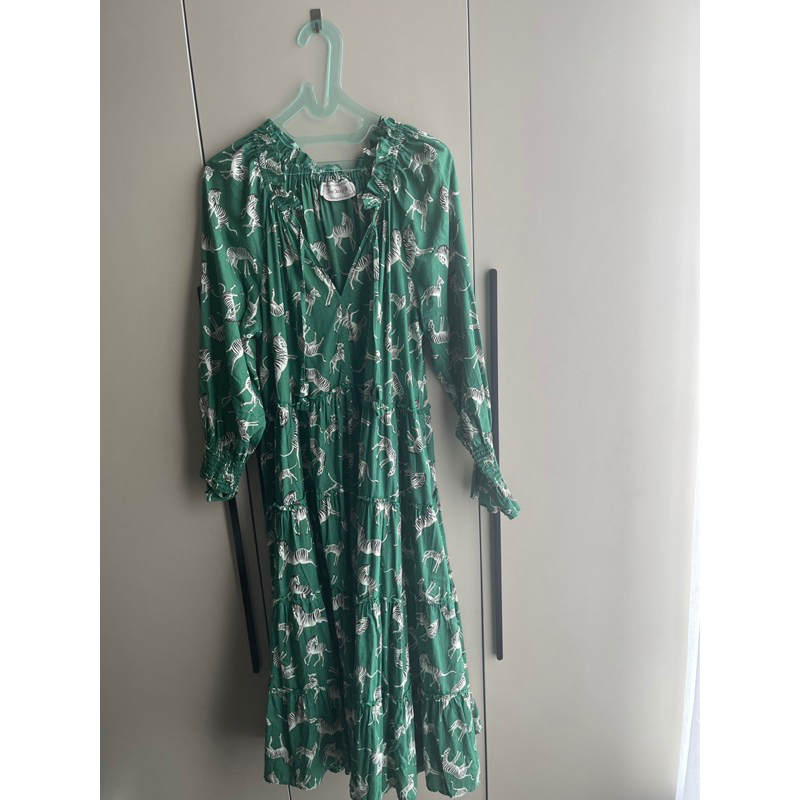 preloved the story of dress zebra green