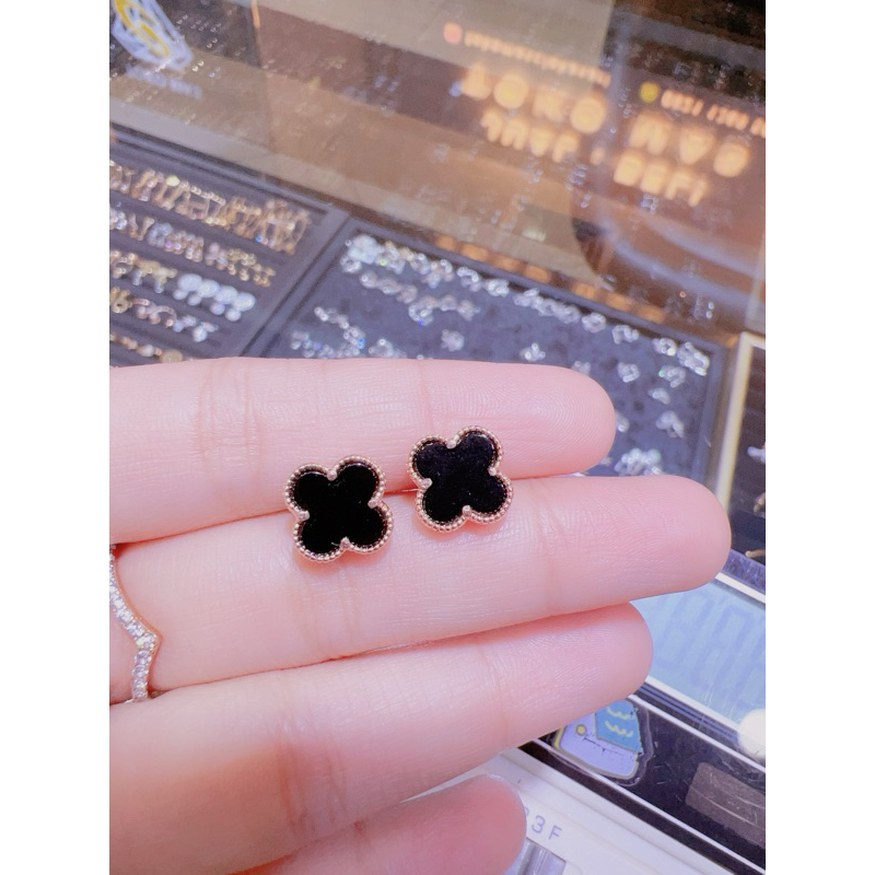 ‼️TANYASTOCK‼️CROWNLOKASARIOFFICIALSTORE‼️ GIWANG FASHION VC BLACK ROSEGOLD EMAS ASLI 17k