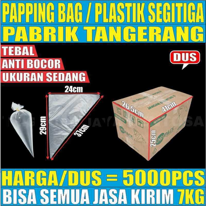 Plastik Segitiga Papping Pipping Bag Corong Hiasan Kue Dus Semua Js Krm