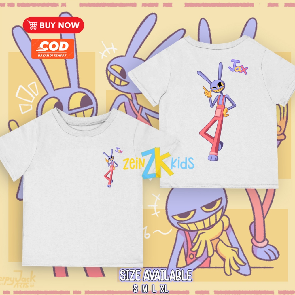 Kaos Anak Jax The Amazing Digital Circus