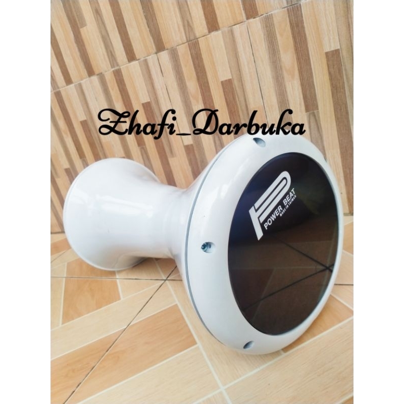 Darbuka 8 inch warna putih polos