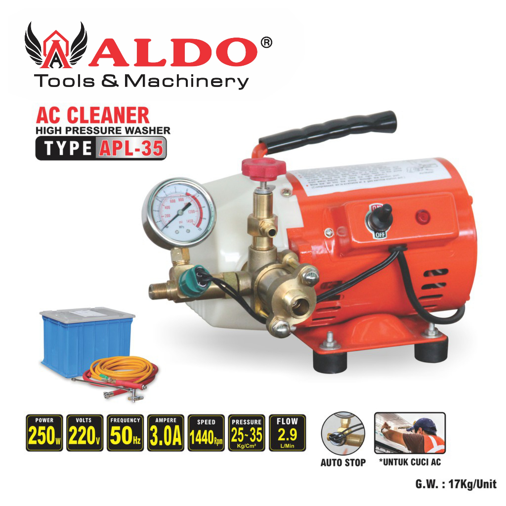 AC CLEANER / MESIN CUCI AC APL 35 ALDO