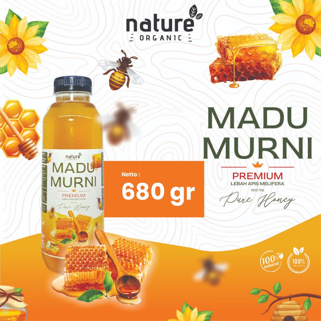 

NATURE ORGANIC MADU MURNI LEBAH APIS MELIFERA 680 GR NECTAR MULTIFLORA ALAMI ORIGINAL MENGATASI PENCERNAAN MENAMBAH DAYA TAHAN TUBUH PRODUK HERBAL ALAMI 100% ASLI DAN ORIGINAL BISA UNTUK BAYI ANAK DEWASA REMAJA IBU HAMIL MANULA