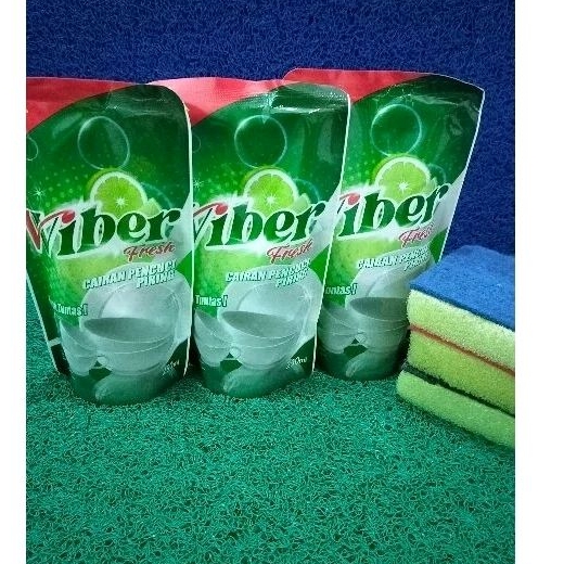 sabun cair pencuci piring wiber 250 ml bonus spons pencuci piring