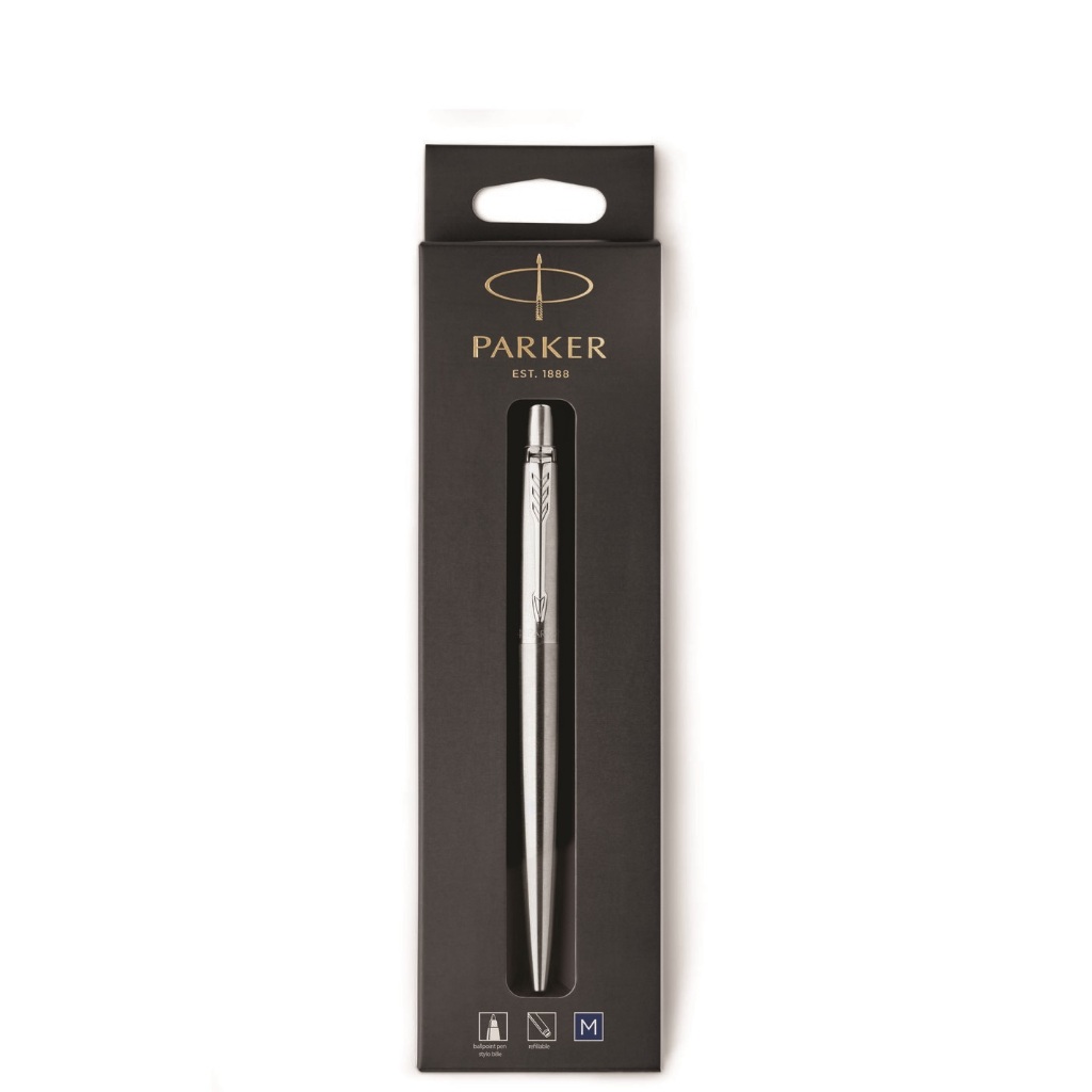 

Gramedia Surabaya - Parker Jotter Hangsell Stainless Steel Chroom Trim Ballpoint Blue Ink 1953205