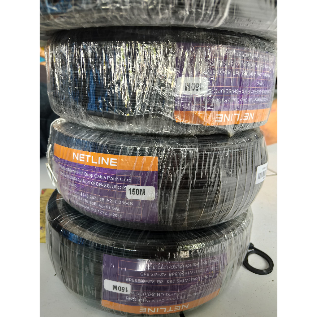 Kabel percon FO Fiber Optic SC-SC Single mode 150m