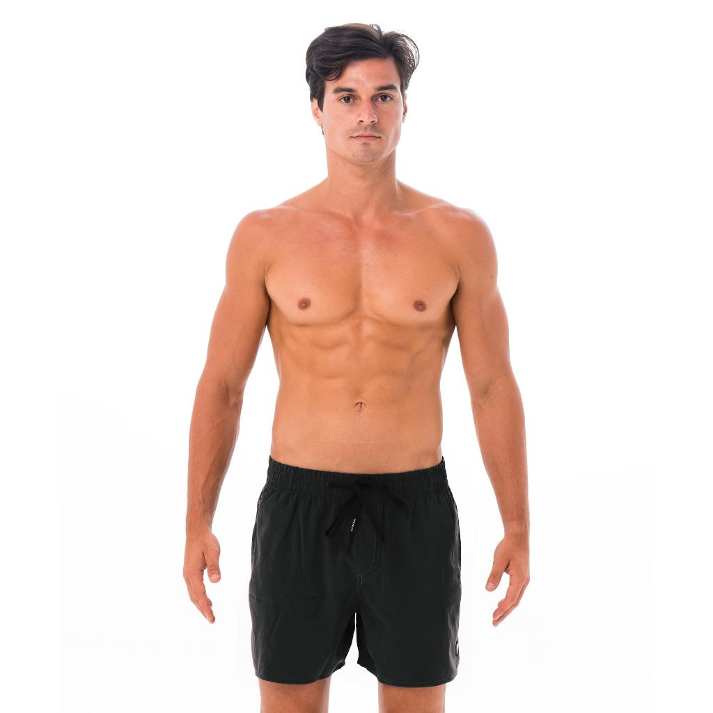 69Slam Boardshort hitam / Celana Pendek Pria SSBPLN-BK
