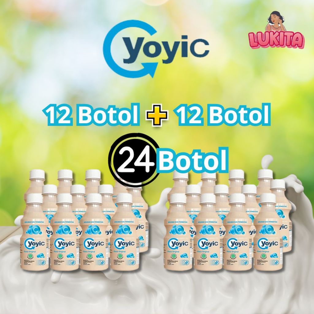 

( 24 BOTOL ) YOYIC MINUMAN SUSU FERMENTASI 130ml x 24 Botol