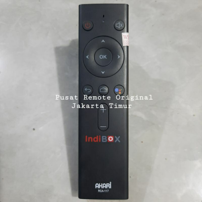 REMOTE REMOT INDIBOX AKARI RCA-117 ORIGINAL