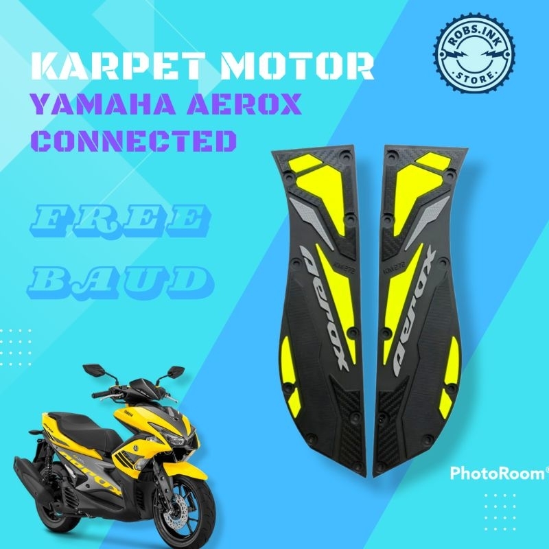 Karpet Motor Yamaha Aerox Connected155/Aksesoris Motor Aerox Connected