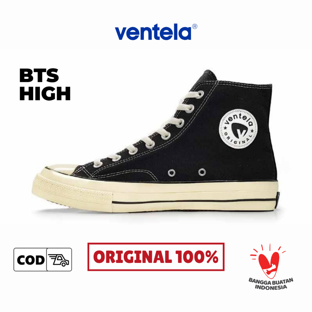 Ventela BTS High Black Natural