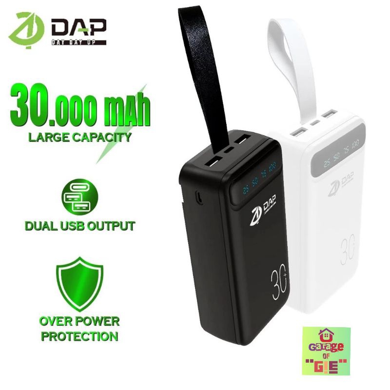 POWER BANK  30.000mah D-P130 original DAP