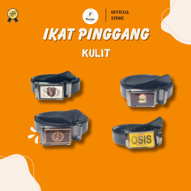 Ikat Pinggang/Gesper Kulit SD/SMP/SMA