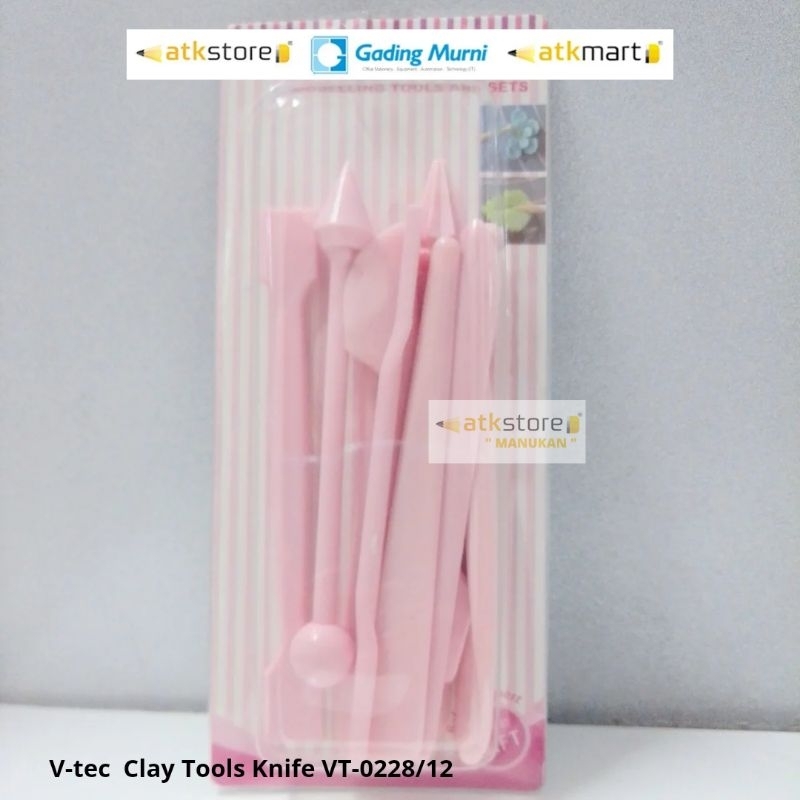 

Modelling Tools and sets - Plastic Cutter - Clay Tools Knife V-tec VT-0228/12