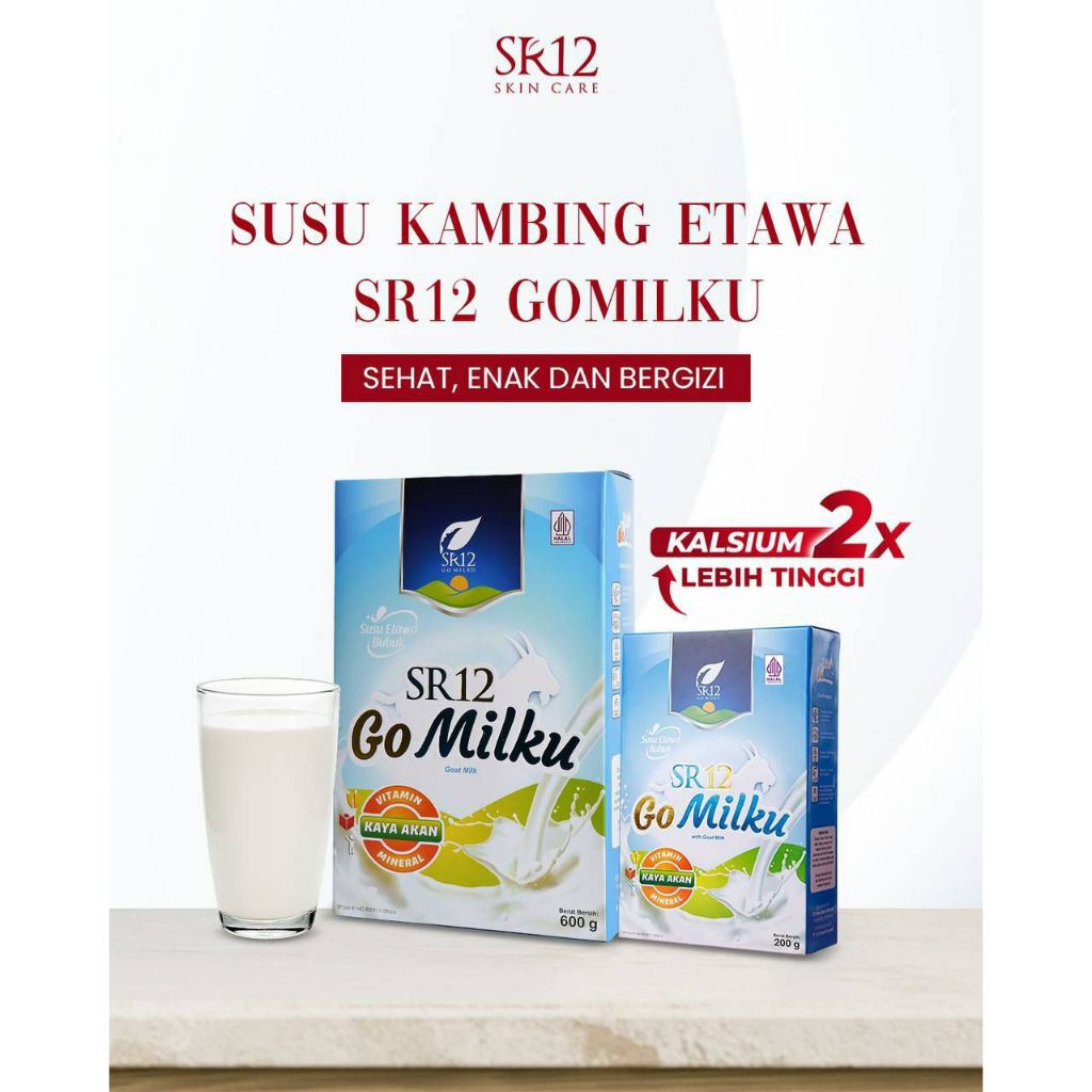 

Susu Kambing Etawa Murni 100% Tanpa Gula Susu Go Milku Sr12 200g Asli