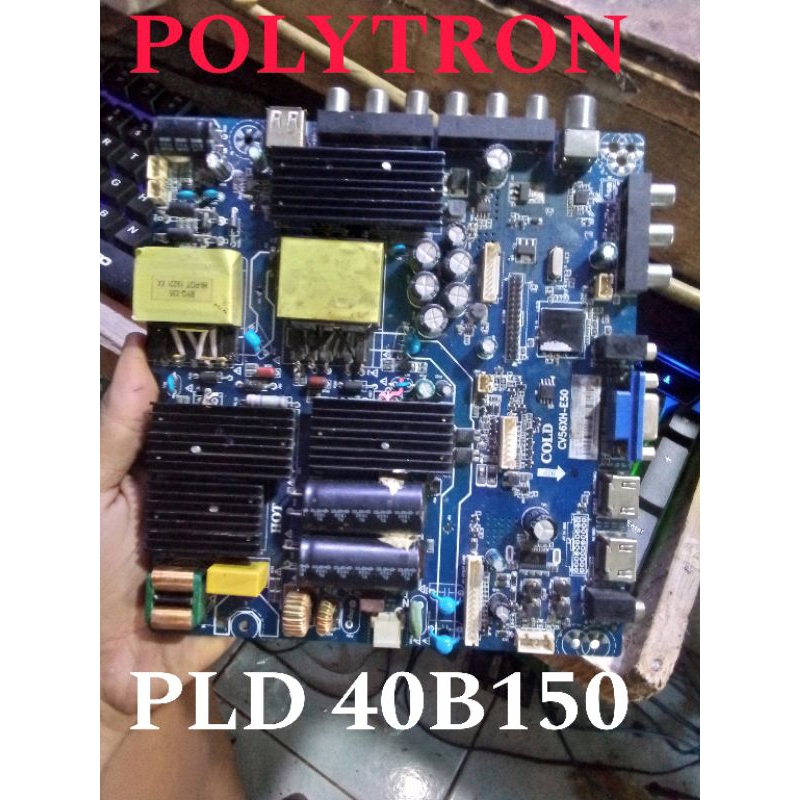 MB MAINBOARD MOTHERBOARD TV LED POLYTRON PLD 40B150 MB POLYTRON PLD 40B150