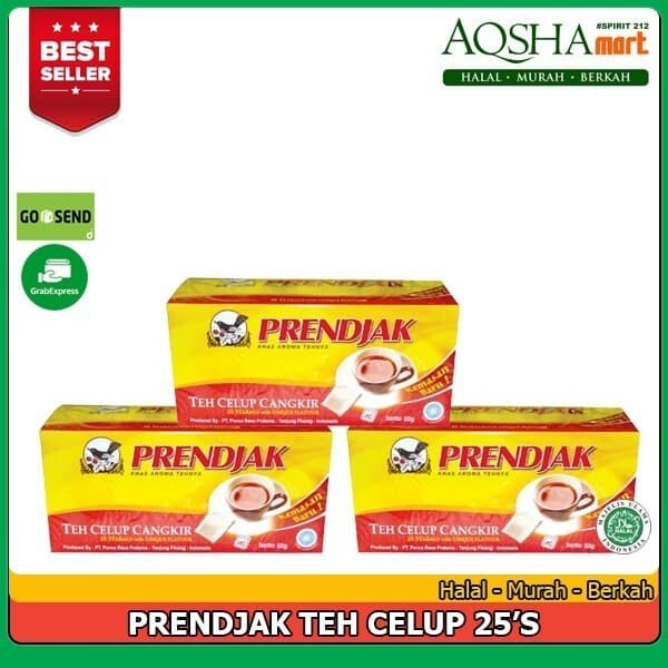 

TEH CELUP CAP PRENDJAK TEA KANTONG WANGI PRENJAK ISI 25