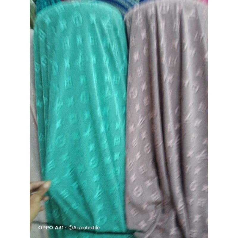 bahan/kain spandek motif