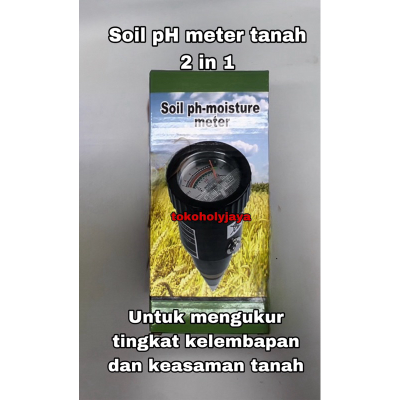 pH meter 2in1 phmeter Tanah 2in1 untuk mengukur kelembapan, keasaman tanah premium high quality