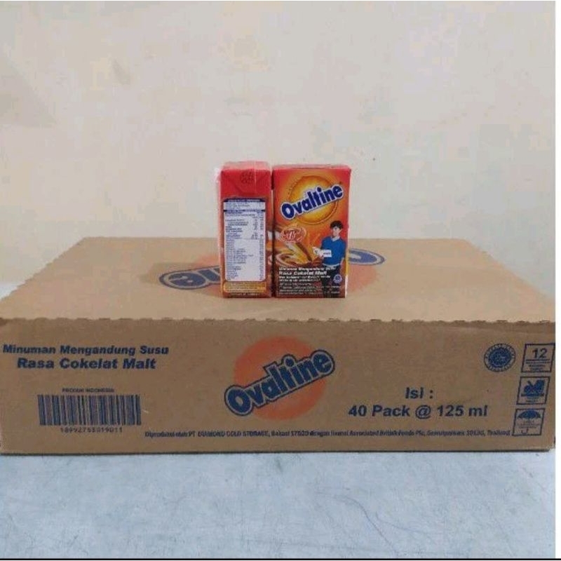 

Susu Ovaltine UHT Coklat malt 125ml 1Dus (40pcs)