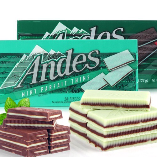 

KODE 77 ANDES Cokelat Creme De Menthe Thins 28 pcs Andes Coklat Mint Original