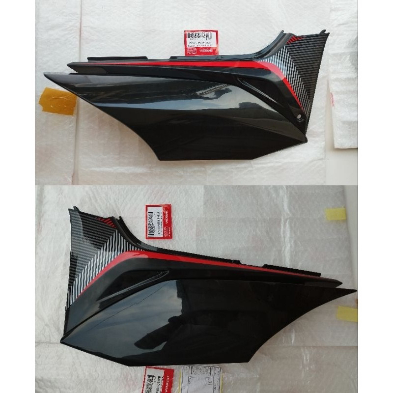 Body belakang CRF hitam 150 L  striping 2022 Cover bodiset CRF 150L volet CRF 150 LBodi CRF 150  L f