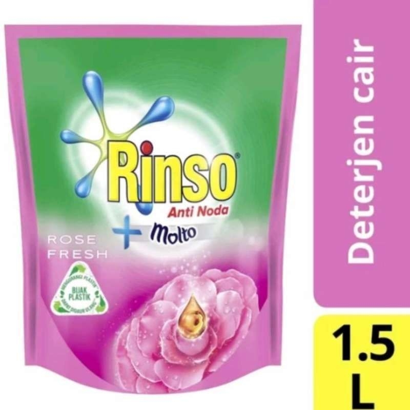 RINSO LIQUID Anti Noda + Molto 1.5 Liter