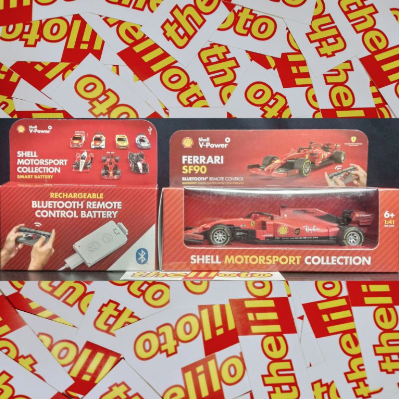 FERRARI SF90 SHELL MOTORSPORT COLLECTION BLUETOOTH REMOTE CONTROL RC FERARI SF 90 F1 V-POWER