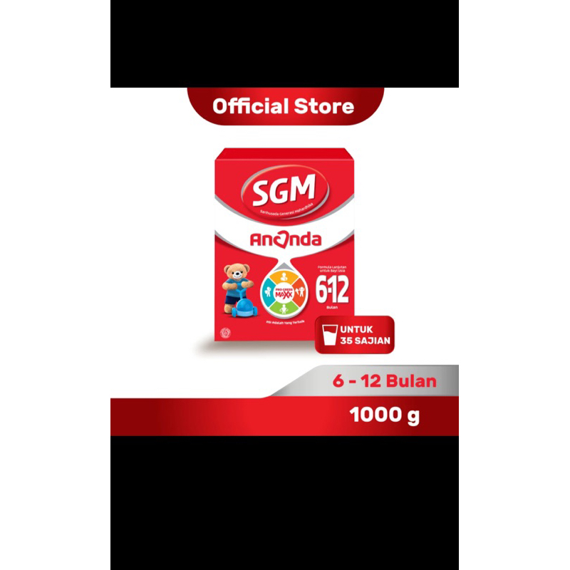 SUSU MURAH, SUSU BAYI SGM ANANDA 6-12 BULAN KEMASAN 1KG
