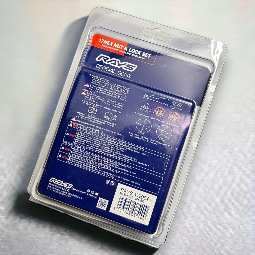 Baut Rays 17 Hex Lugnut Lock Nut Drat 1.5 Original 1:1 Isi 16pcs 20pcs 24pcs Mur Roda Unnh14