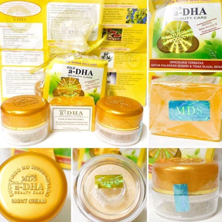 DISKON CREAM ADHA GOLD EMBOS MDS SUPER ORIGINAL BERHOLOGRAM SABUN 2