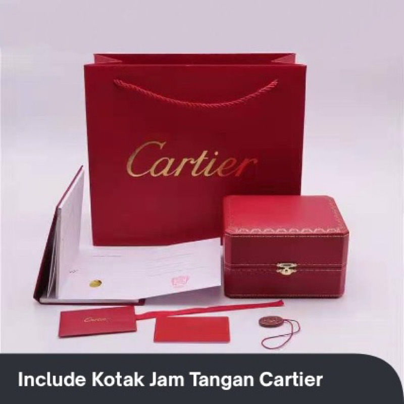 Kotak Jam Tangan Merk Cartier Include (1set)