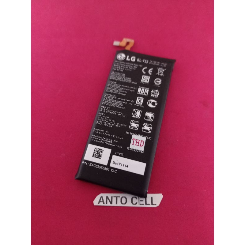 Baterai batre LG Q6 / LG Q6 plus BL-T33 LGM-X600K LGM-X600L M700 M703 US 700 battery hp