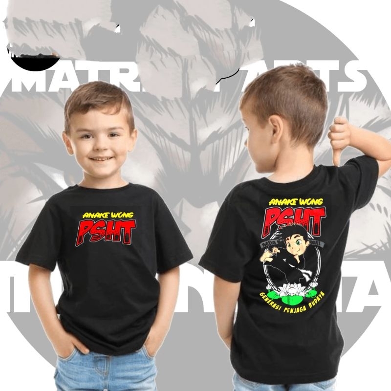 Kaos Anake Wong Psht Generasi Penjaga Budaya-Kaos PSHT Anak-Psht kids
