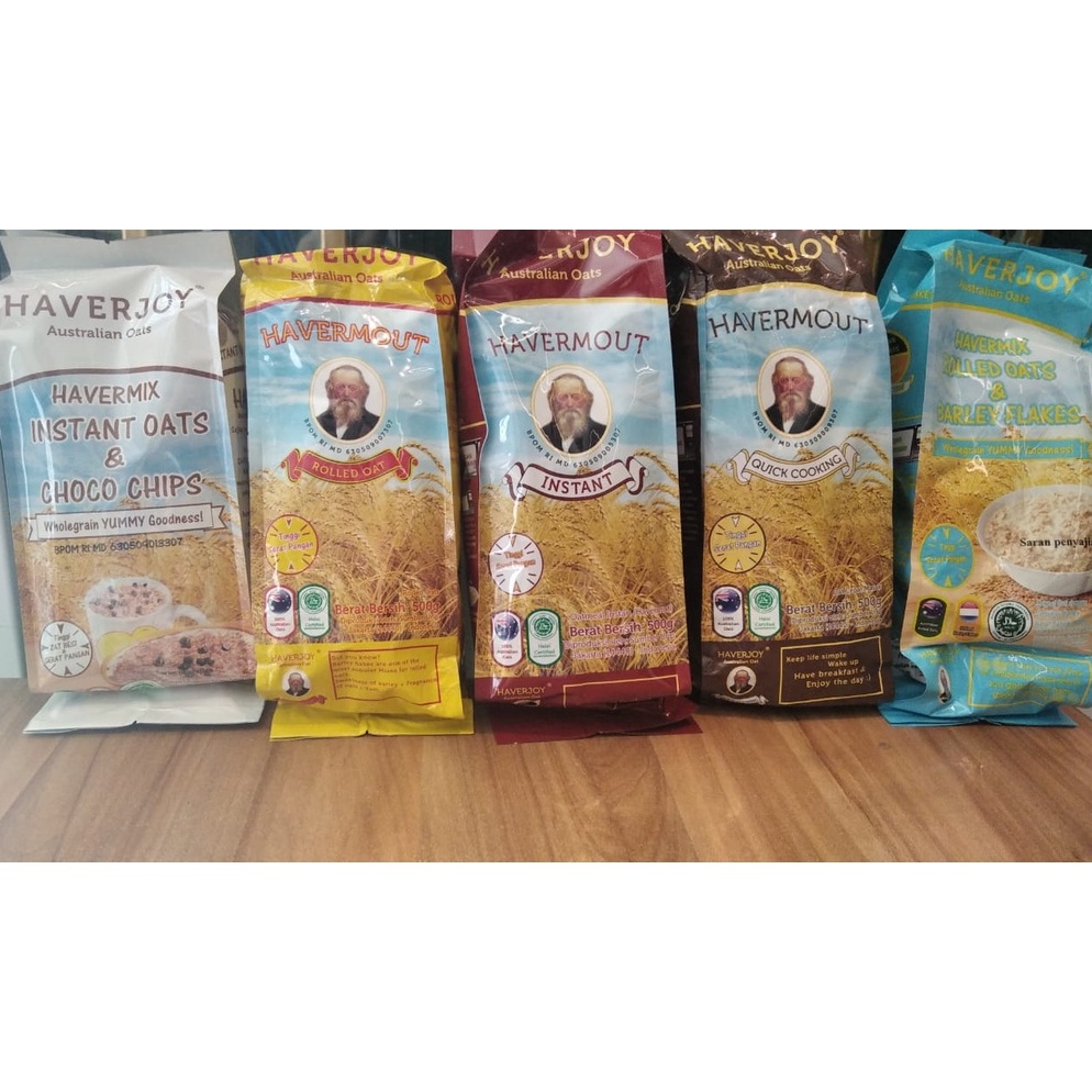 

Haverjoy Rolled Instan Oat 5 gram Havermix Havermut