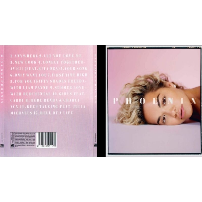 rita ora cd album phoenix 2018