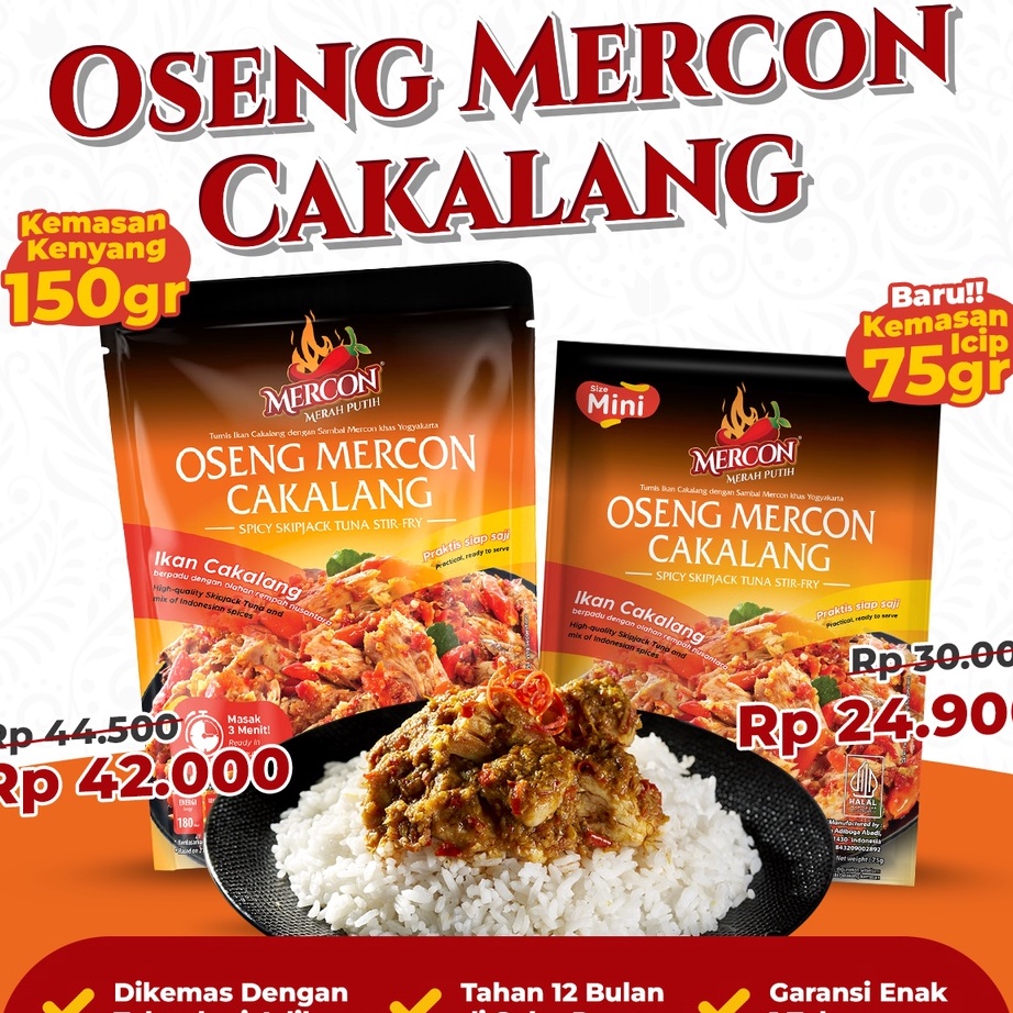 

Kirim Langsung Mercon Merah Putih Satuan Oseng Mercon Cakalang Terlaris